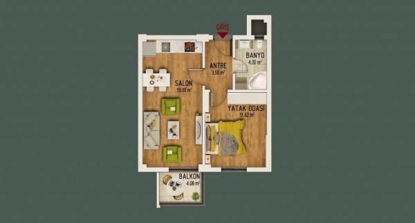 1+1 DAİRE